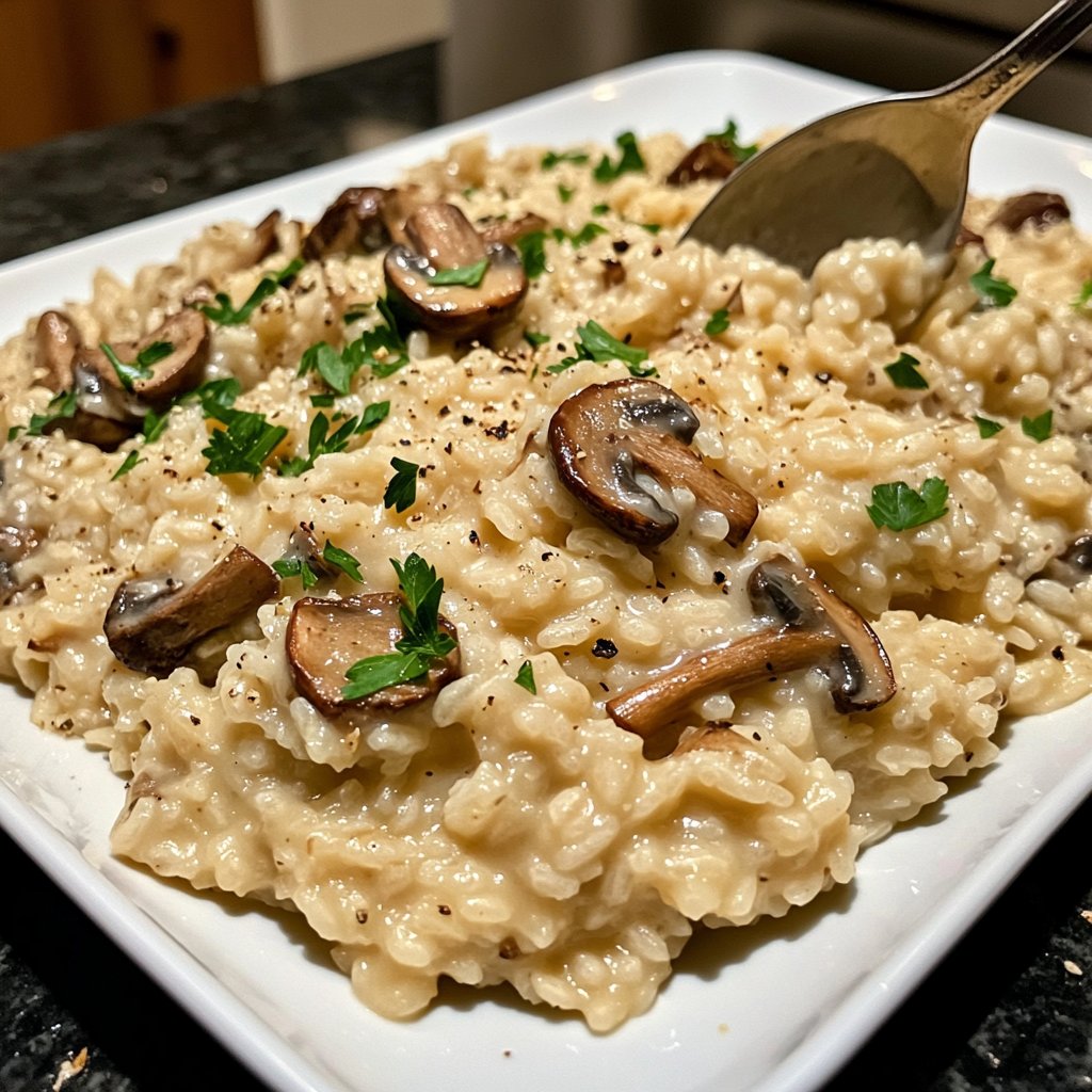 Romantic Mushroom Risotto