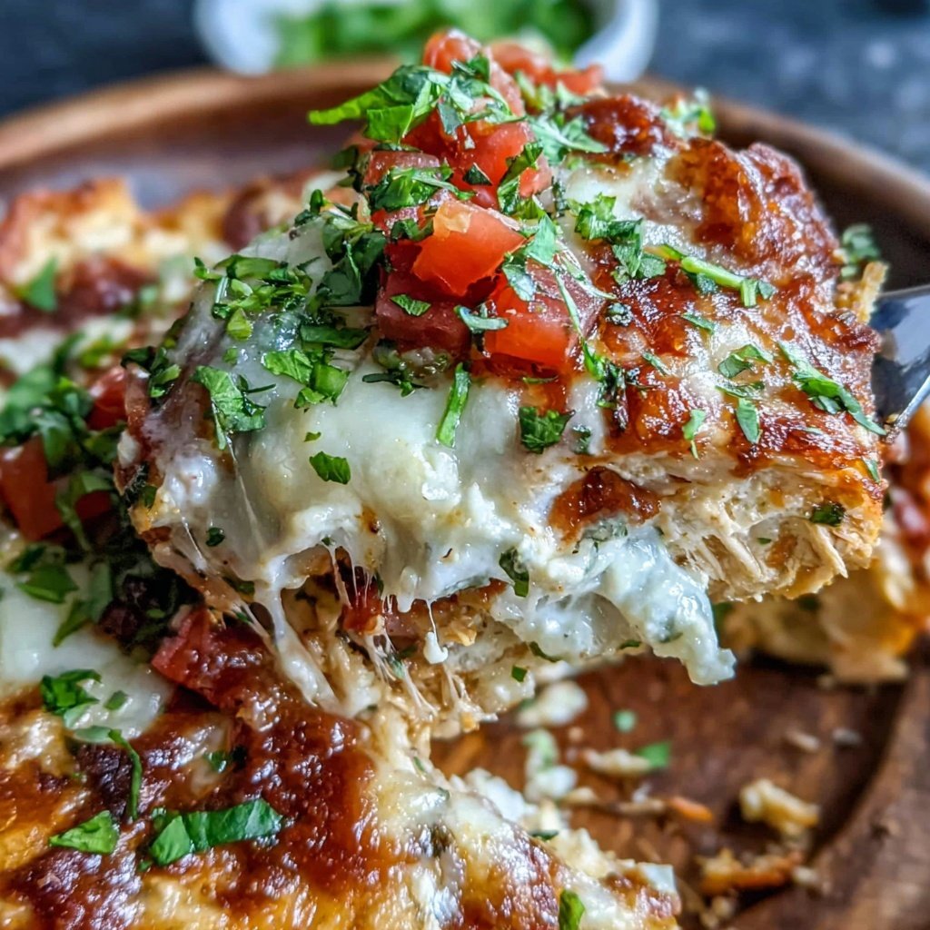 Rotisserie Chicken Enchilada Casserole