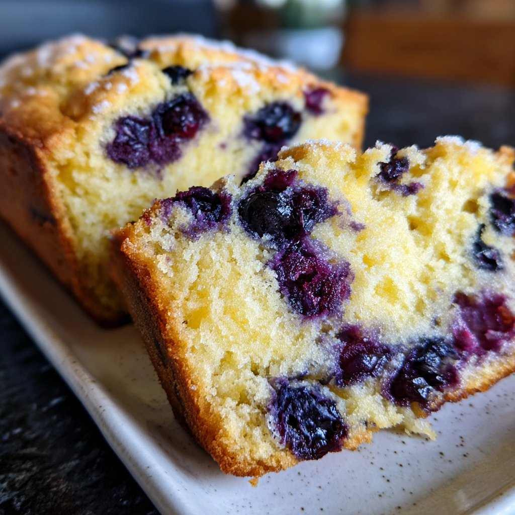 Blueberry Lemon Quick Bread