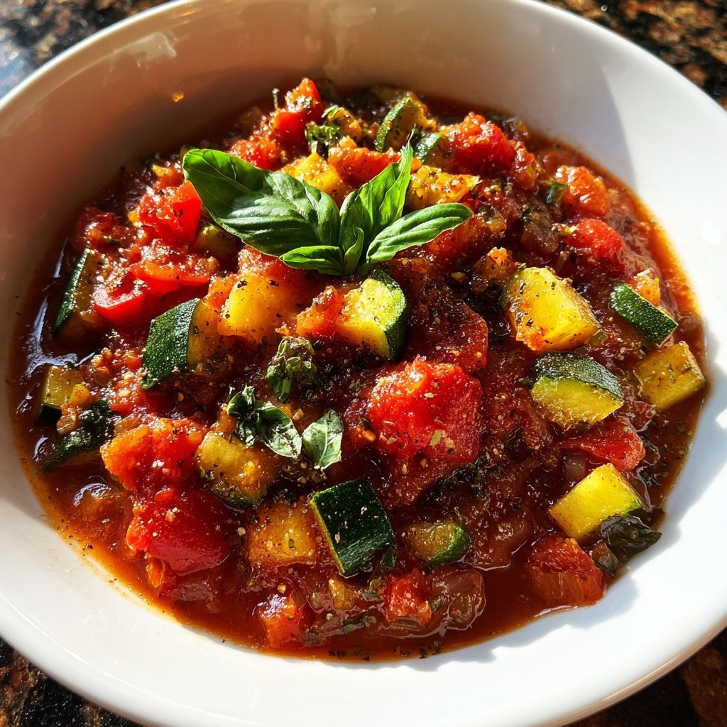 Healthy Crockpot Italian Vegetable Stew