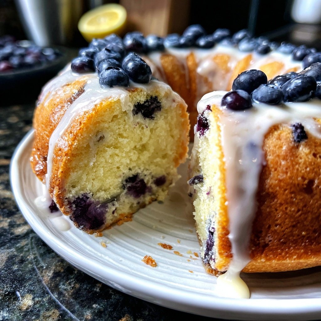 Blueberry Lemon Bundt Cake