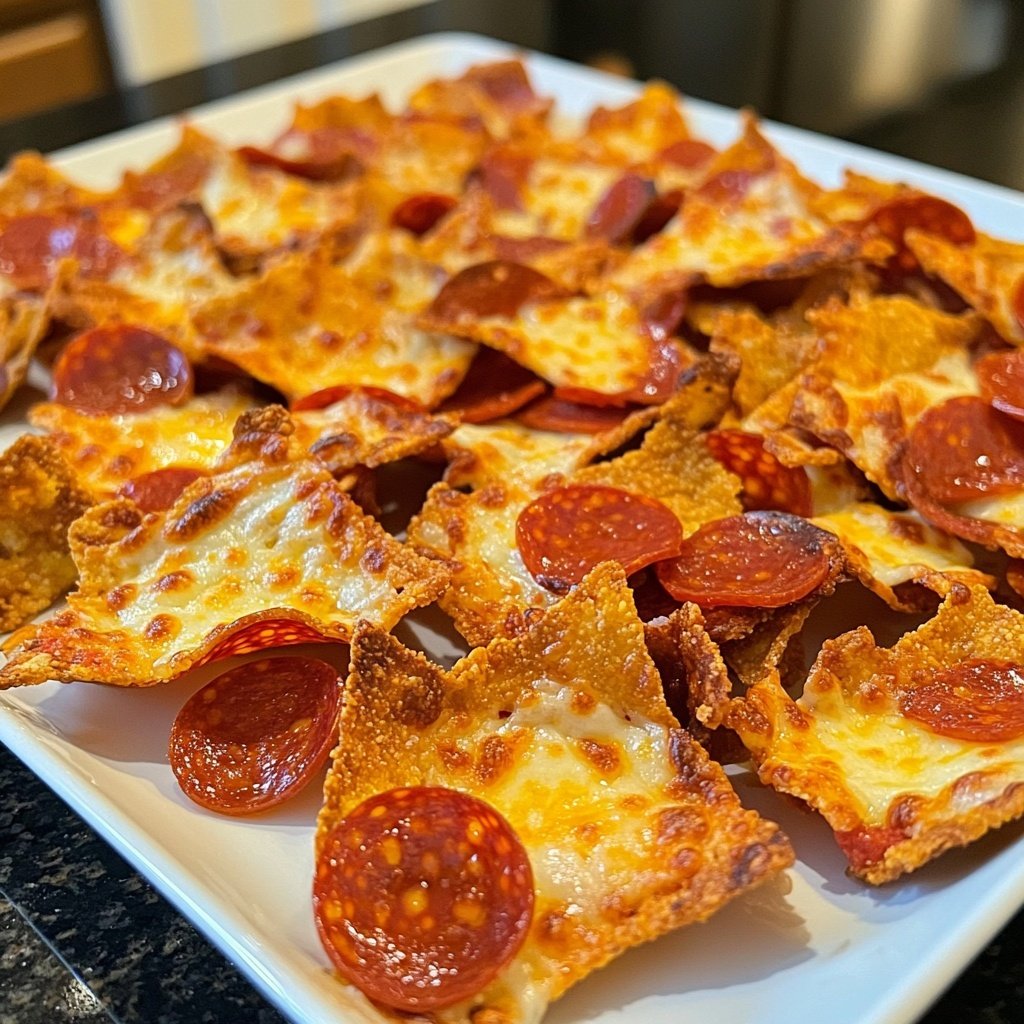 2 Ingredient Pizza Chips
