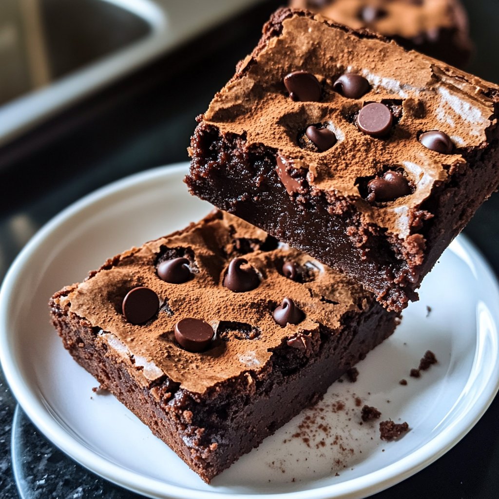 Cottage Cheese Brownies with Cocoa