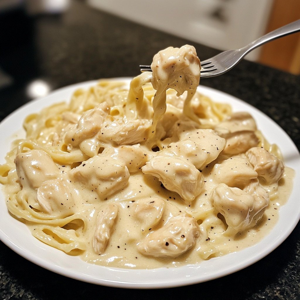 Cozy Crockpot Chicken Alfredo