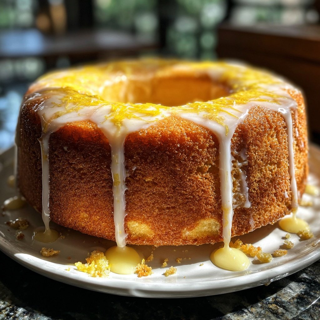 Limoncello Cake With Lemon Glaze