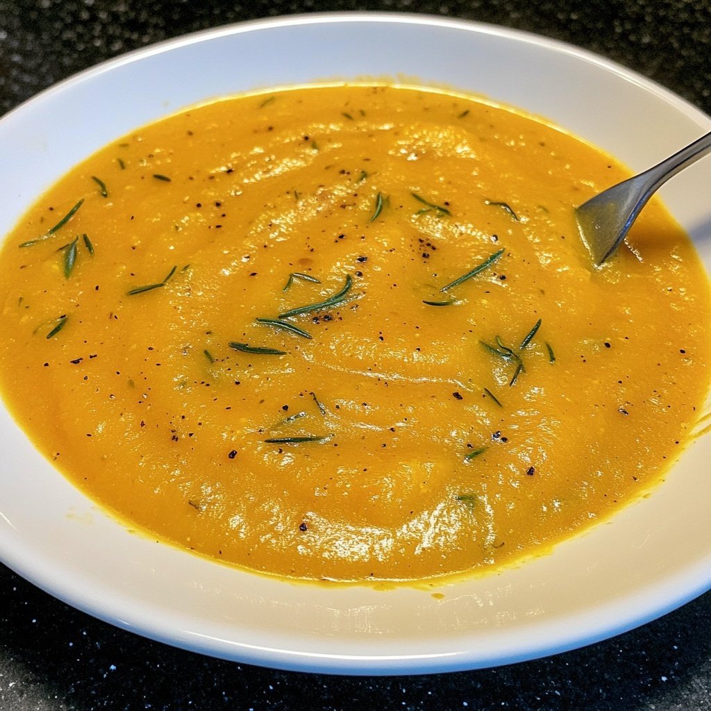 Squash Soup with Rosemary