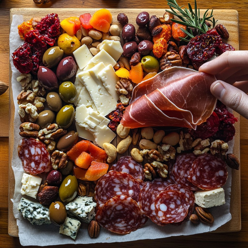 Super Bowl Charcuterie Board for Parties