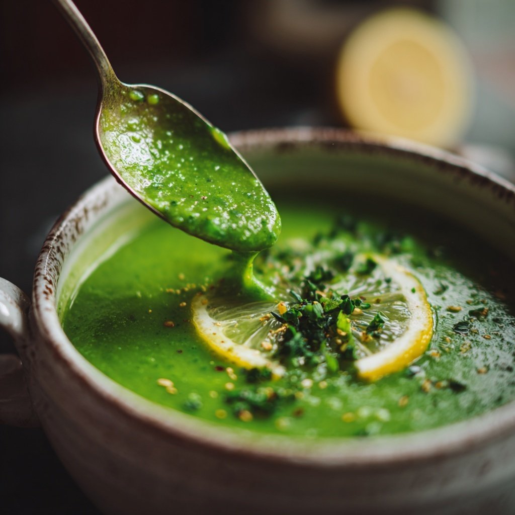 Spring Pea And Lemon Soup