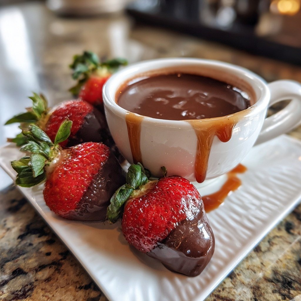 Dubai Chocolate Strawberry Cup With Date Syrup