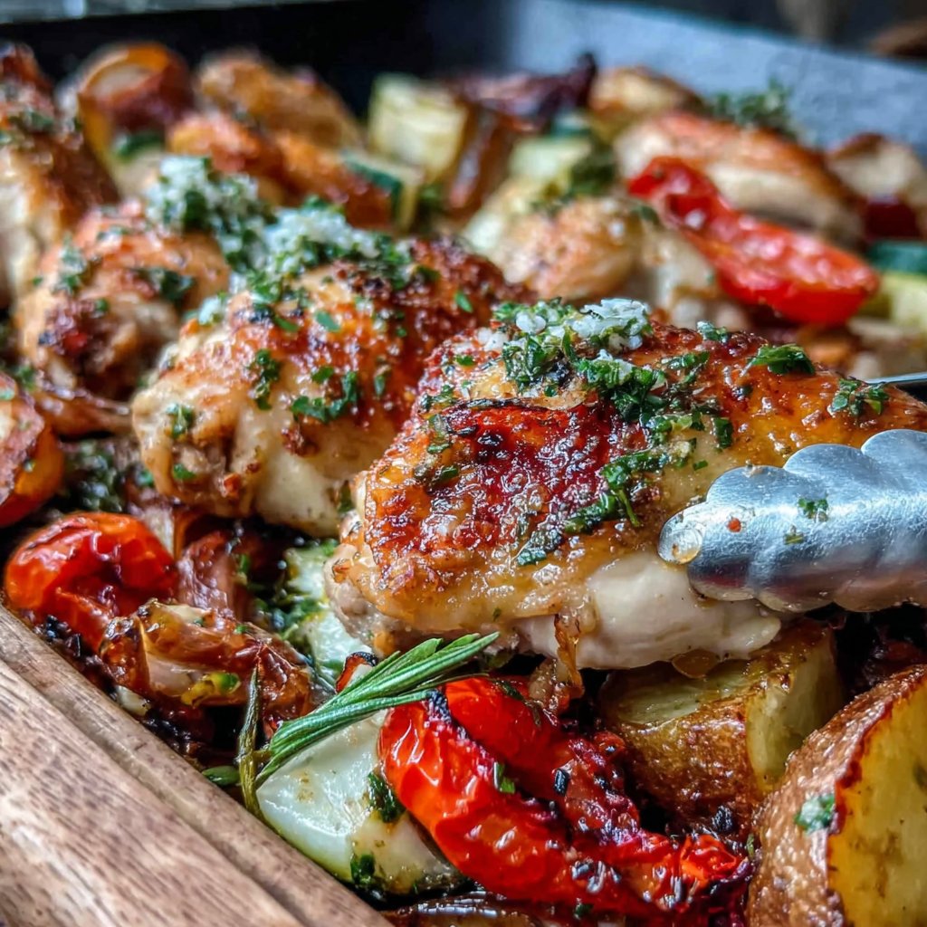 Sheet Pan Lemon Chicken
