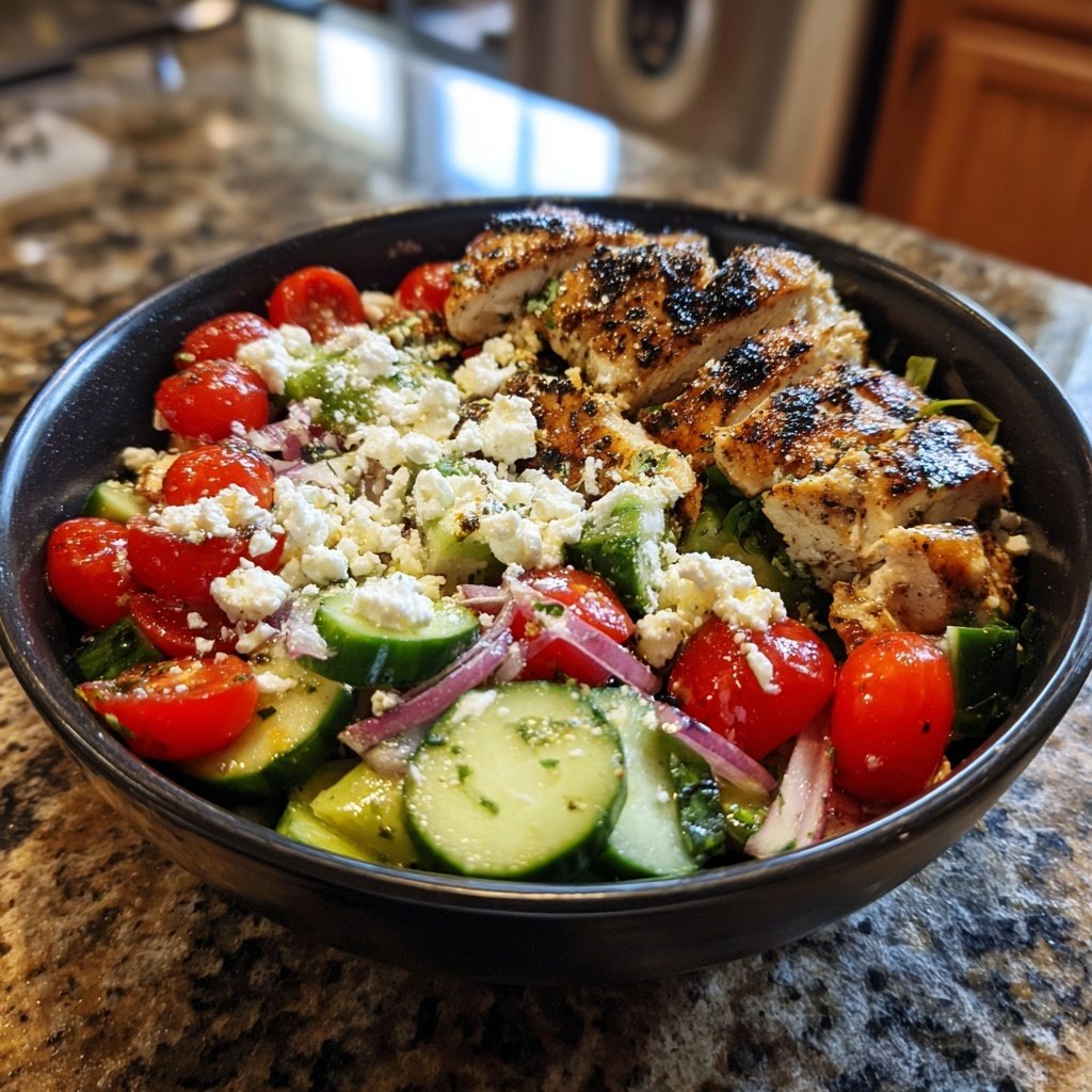 Mediterranean Grilled Chicken Bowl